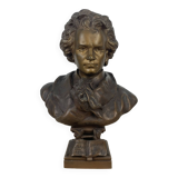 Buste Beethoven régule d'après Gaston Leroux