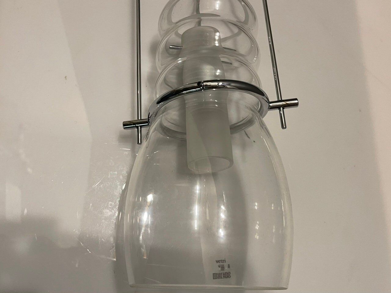 Murano glass light pendants, 1990