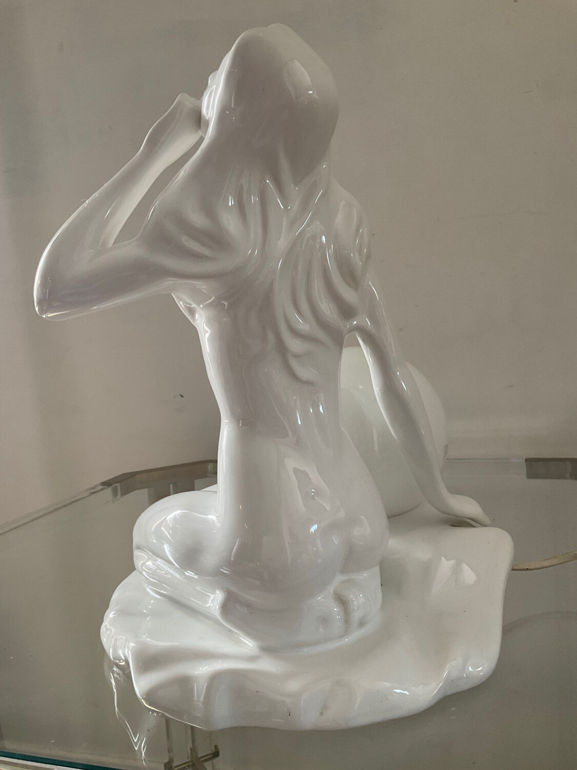 Vintage ceramic lamp from the 70s-80s