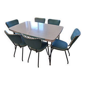 ensemble table et 6 chaises