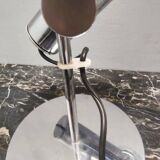 Chrome-Plated Brass Desk Lamp attr. to Giuseppe Ostuni for O-Luce, Italy