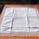 Hand crocheted edge pillowcase 8cm wide