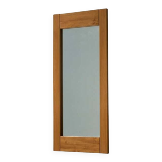 Vintage Maison Regain elm mirror 1960