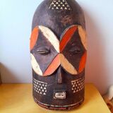 African mask carved from wood