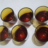 Set of 6 glasses glasses handmade