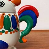 Vintage ceramic teapot or coffee pot chicken, 1970s.