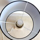 Alabaster and brass lamp, living room table lamp, decorative home lamp