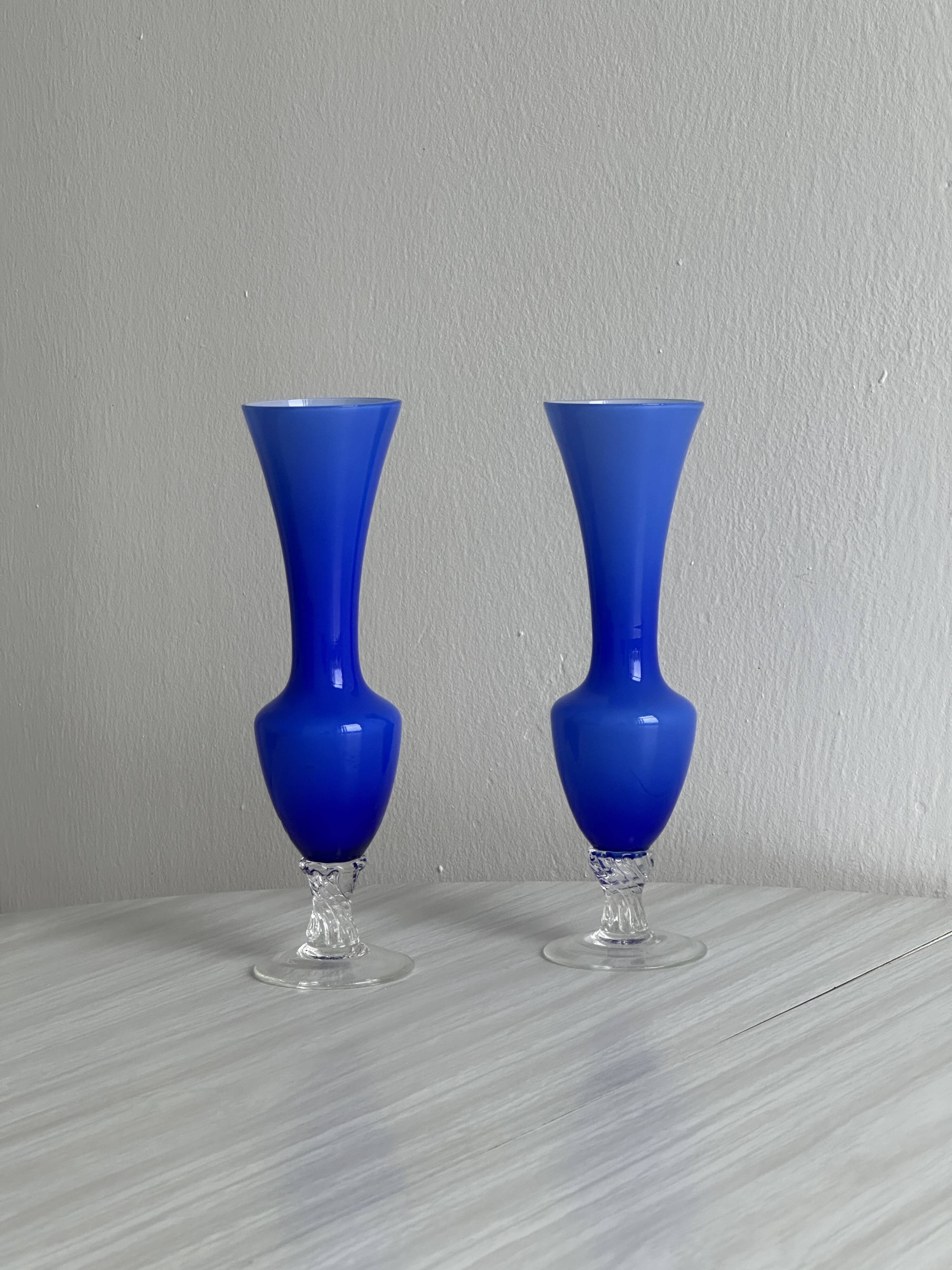 Pair of single-flower vases