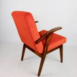 Vintage armchair 300-123, design by M. Puchała, orange - available 2 pieces