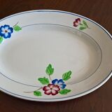 Oval ceramic dish Moulin des Loups "Véronique"