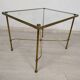 Golden brass coffee tables