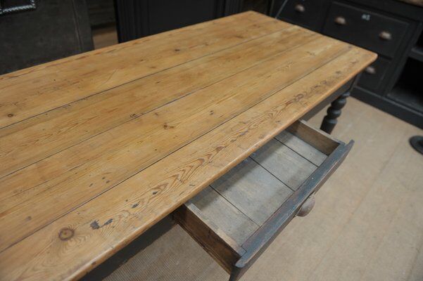 Fir dining table, 1930s