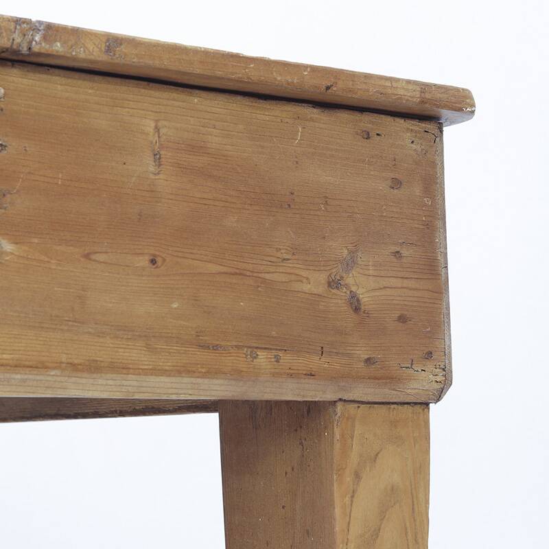 Extremely Large almost Square Pine Textile Work Table