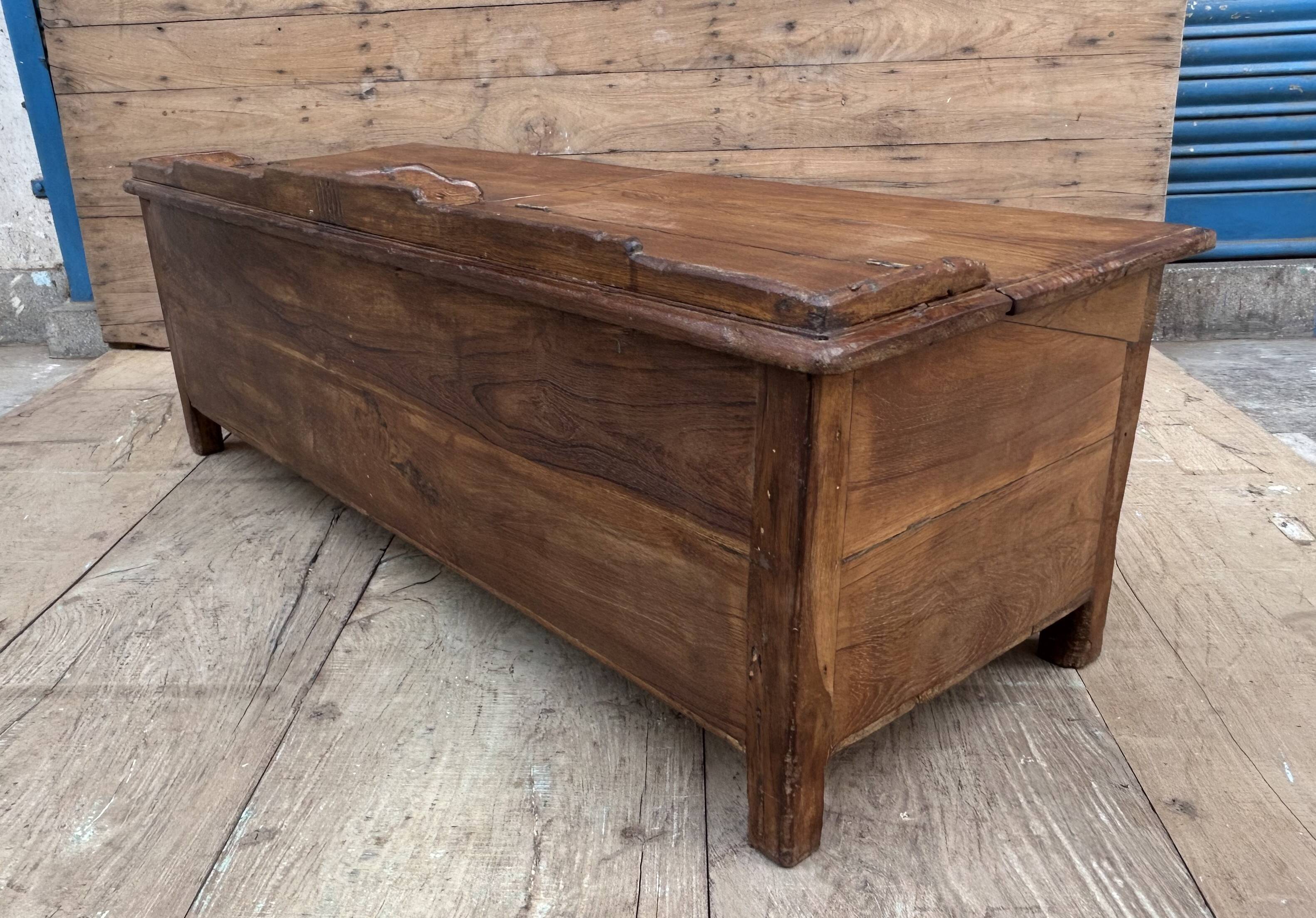 bench - teak safe from Burma