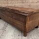 banc - coffre en teck birman