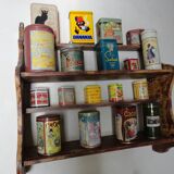 Old wooden shelf