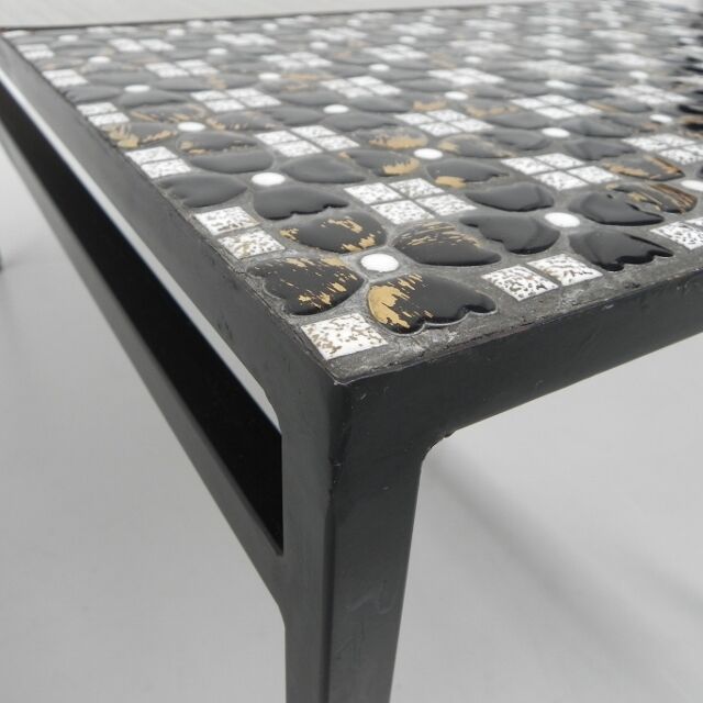 Vintage coffee table, tile table