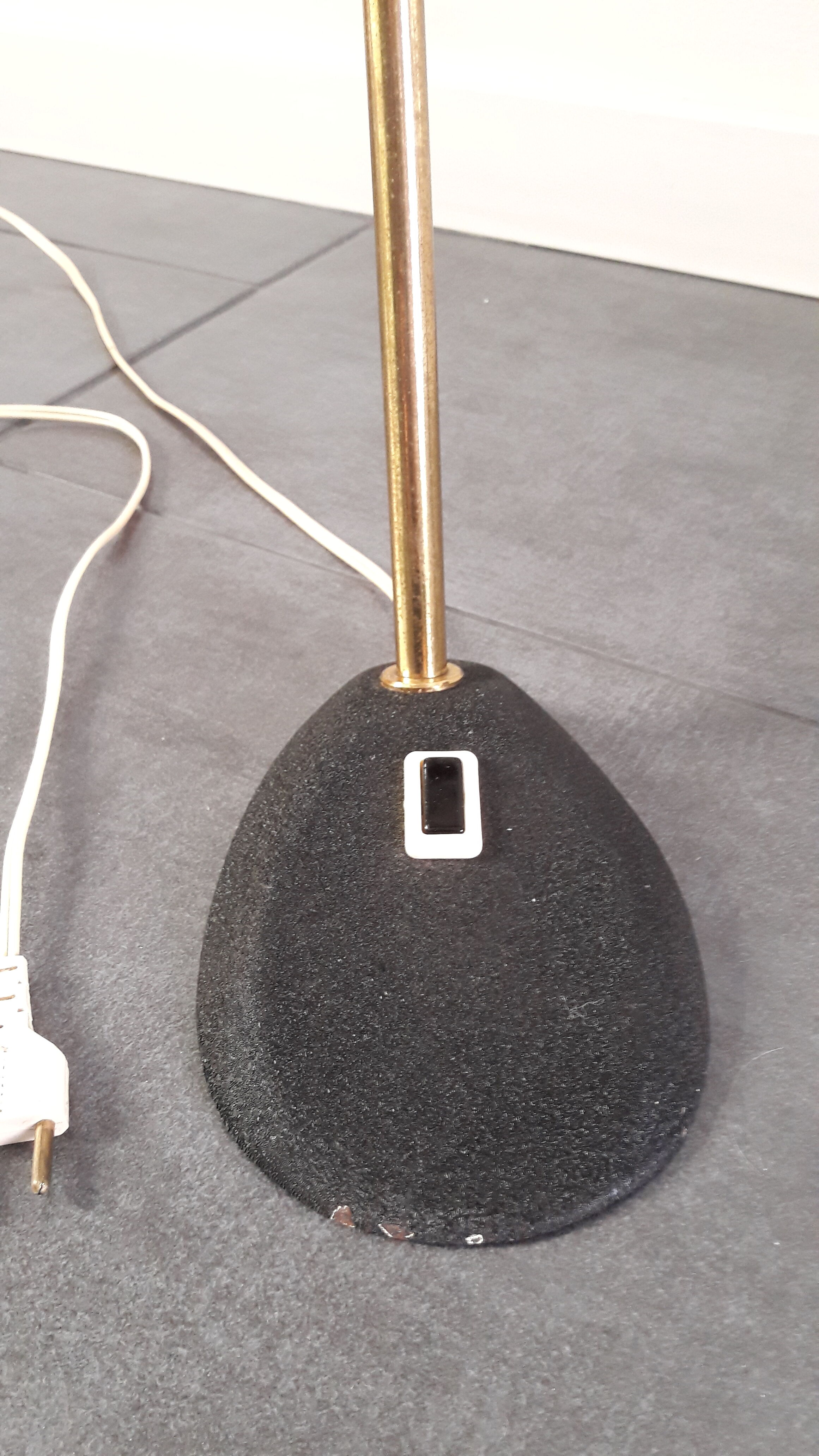 Vintage lamp ALUMINOR black 50's