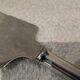 Silver-plated metal pie server with cutting handle, by the silversmith Ercuis Valencay
