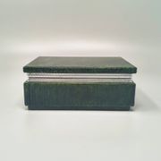 1960s Alabaster Green Smoking Set by Romano Bianchi, Handmade