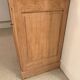 Solid oak library sandblasted
