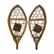 Paire de raquettes en bois