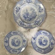Assiette de présentation anglaise William Adams IV XIX