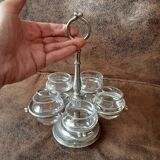 Glass tealight holder