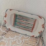 Old Barbotine dish from Digoin and Sarreguemines