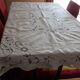 Tablecloth openwork embroidery
