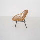 Rohe Noordwolde rattan lounge chair, The Netherlands 1950's