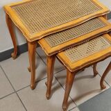 Antique vintage nesting tables
