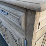 Raw wood sideboard