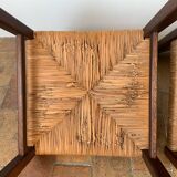 Pair of Mid-Century wicker chairs