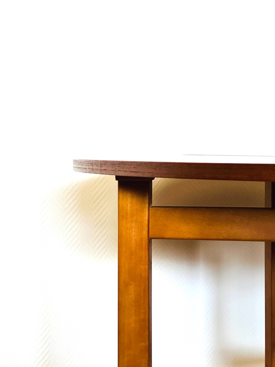 Scandinavian teak folding dining table