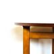 Scandinavian teak folding dining table