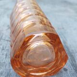 Vase en verre rosaline