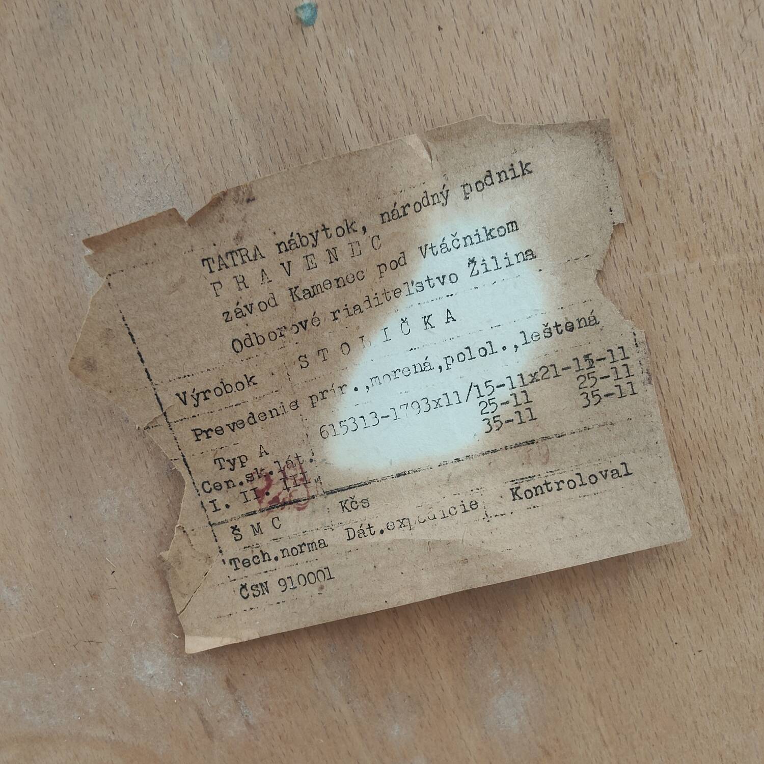 Set of 4 dining room chairs by Antonin Suman for Tatra Nabytok