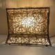 Vintage Wicker Table/ Floor Lamp