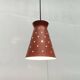 Mid-century perforated metal pendant lamp, 1960s, set of 3