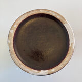 Marbled effect vase in Lunéville earthenware