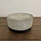 Vintage glass ceiling light "diamond points"