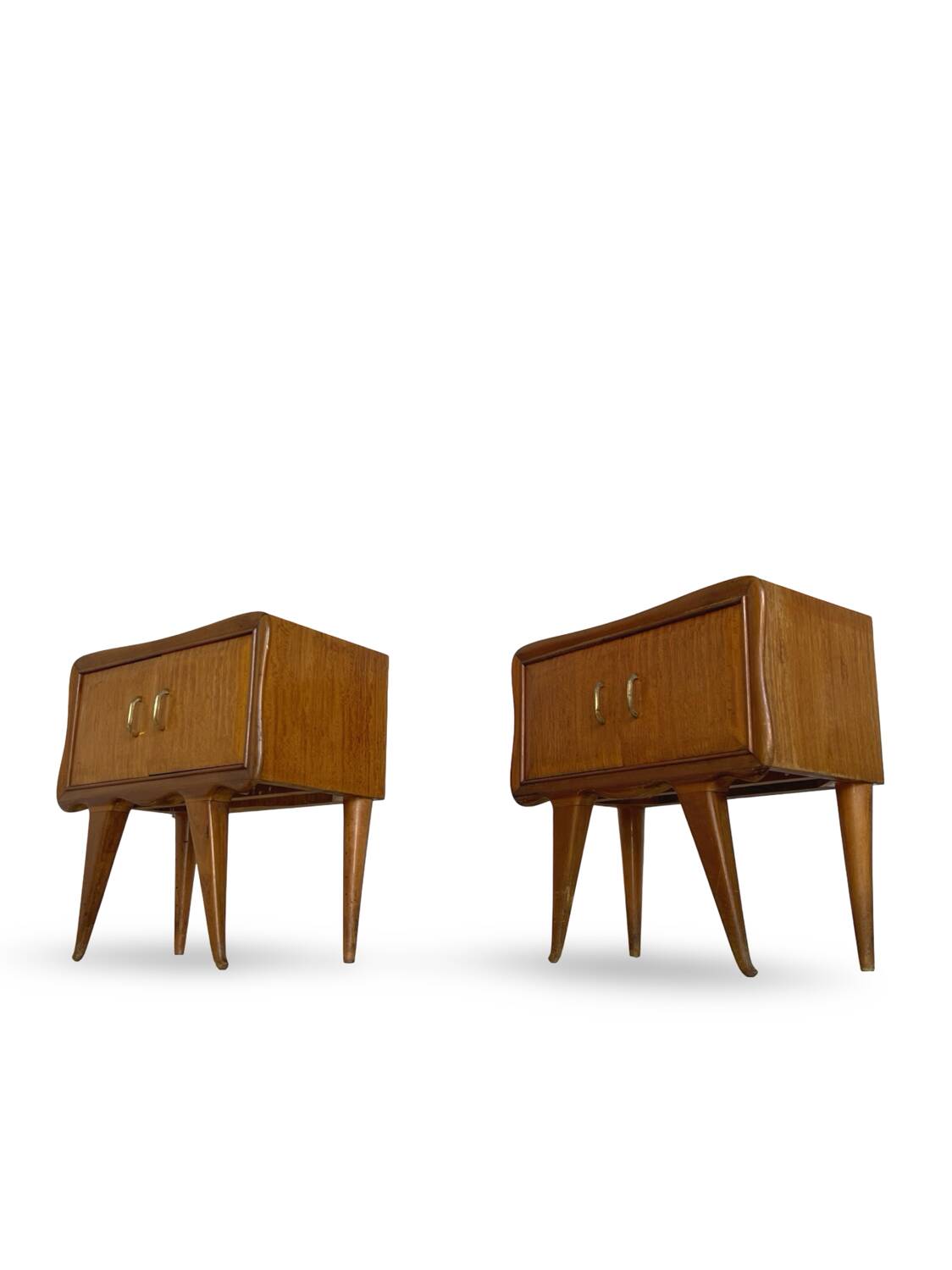 Paire de tables de chevet italiennes, milieu XXème