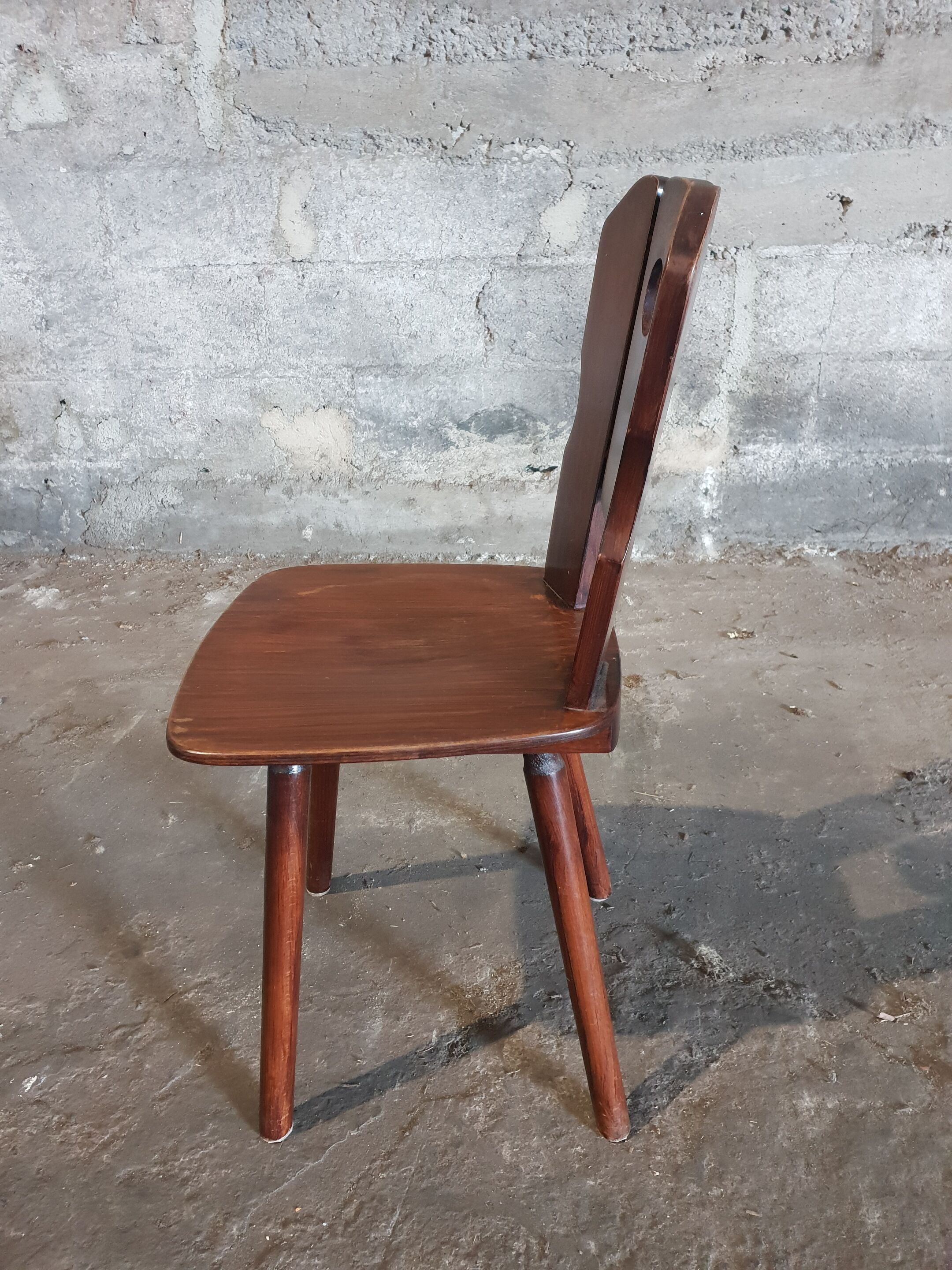 Series of 4 chalet chairs 1970