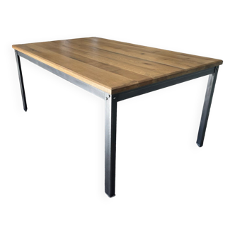 Industrial Oak Table