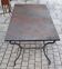 metal dining table