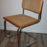 Lot of 4 chairs Marcel Breuer Cesca B32