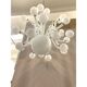 Huge Contemporary Pop Milky-White Murano Glass Chandelier by Simoeng
