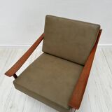 1/2 '60s vintage Danish teak armchair FD 130 by Peter Hvidt & Orla Mølgaard-Nielsen for France & Daverkosen