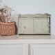 Small old wall shelf with sliding doors